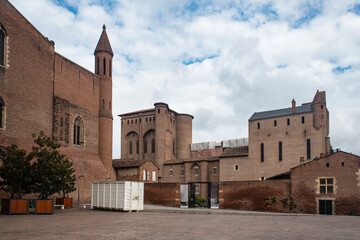 Obraz premium Architecture of Sainte Cecile Cathedral in Albi, France