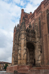 Fototapeta premium Architecture of Sainte Cecile Cathedral in Albi, France