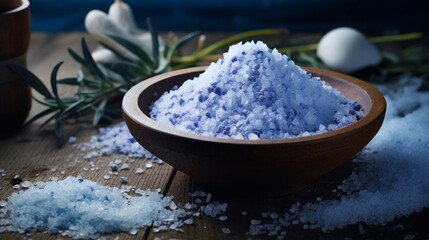Fototapeta na wymiar sea salt for baths and treatments.