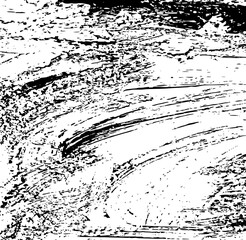 Vector brush sroke texture. Distressed uneven grunge background. Abstract distressed vector illustration. Overlay over any design to create interesting effect and depth. Black isolated on white. EPS10