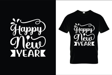 Happy New Year  T-shirt Design