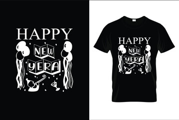 Happy New Year  T-shirt Design