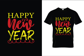Happy New Year  T-shirt Design