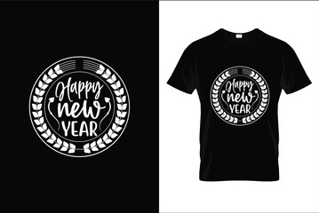 Happy New Year  T-shirt Design
