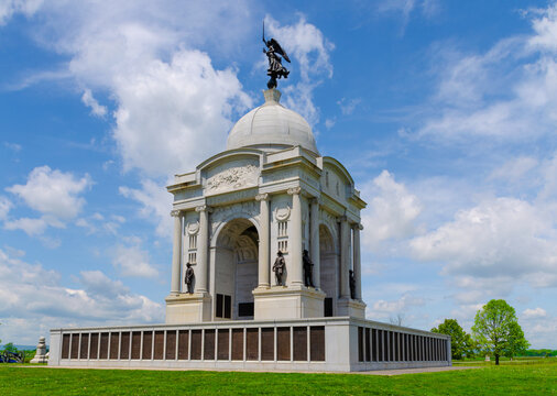 Pennsylvania Memorial im National Military Park in Gettysburg