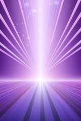 A light beam on a purple background, in the style of symmetric compositions, light purple and light pink, cyclorama