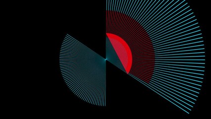 Abstract Data Radar Digital Rendering - Powered by Adobe