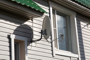TV antenna And Internet for home. Satellite TV and internet.