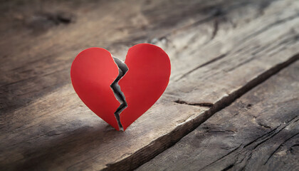 Fototapeta premium Broken heart