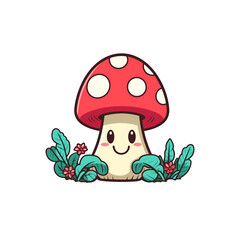 ai generated, layered, no background, baby mushroom, baby shower, invitation and other projects, png file