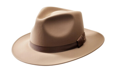 Good Looking Stylish Fedora Hat Isolated on Transparent Background PNG.