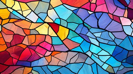 Recolored glass, pop unique background