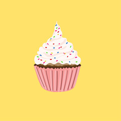 a sweet cupcake