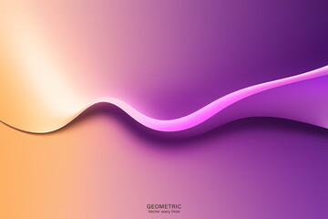 Minimal Abstarct Dynamic textured background design in 3D style with purple color. Vector illustration.
