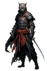 AI gatti felici, guerrieri antropomorfi 013