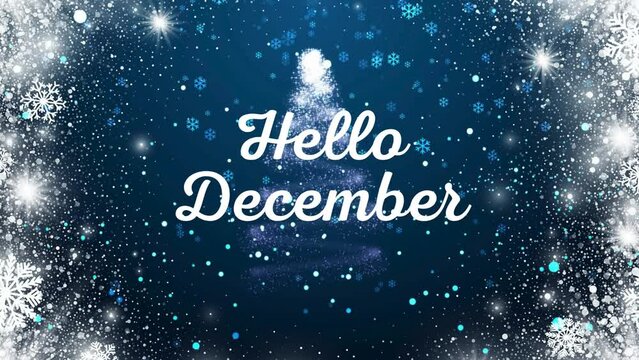 Hello December Greeting Text Message