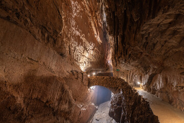 Valporquero Cave, Leon in Spain - 681764857