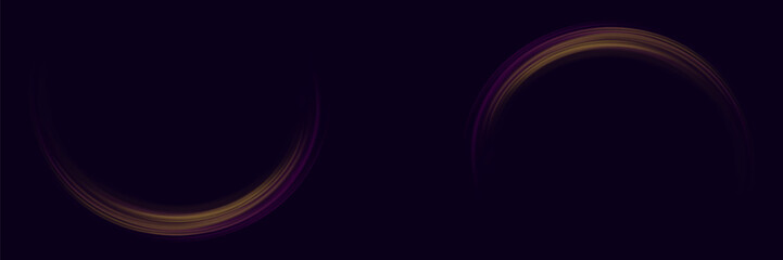 Speed ​​of trace and light. The glare of light from the speed of the trail.