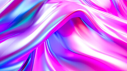 Fototapeta premium Close up of pink and blue background with wavy design on it.