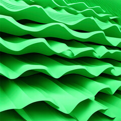 Sfondo Rigenerante: Trame Ondulate in un Mare di Verde