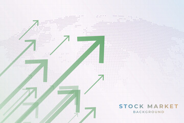 Candle stick graph chart of stock market on white background. Vector illustration
