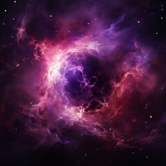 Nebula in shades of purple.