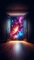 Threshold to the Universe in Vivid Colors