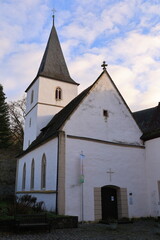 Fototapeta na wymiar Evangelische Kirche in Kloster Schöntal in Baden-Würtemberg