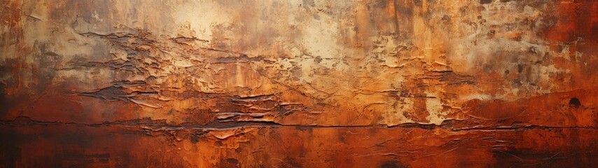 Fototapeta premium Abstract Painting with Warm Earthy Colors and Textured Surface