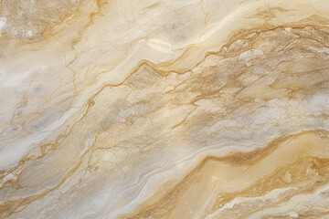 Obraz premium Luxurious marble texture in warm beige tones with natural veins and swirls, perfect for elegant backgrounds.