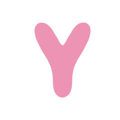 Alphabet letter Y