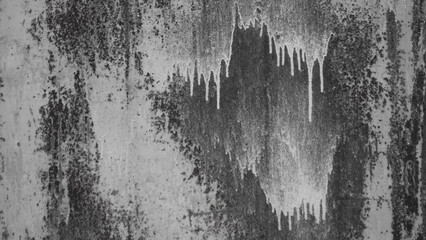 gray background, in the photo there is a gray wall and smudges of old paint close-up