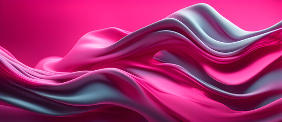 Abstract Pink Wave Design Digital Background Graphic Banner Website Poster Ads Gift Card Template