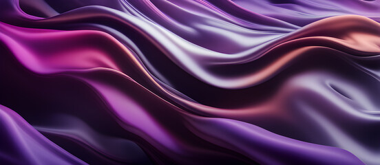 Obraz premium Abstract Purple Wave Design Digital Background Graphic Banner Website Poster Ads Gift Card Template