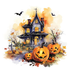 Glistening Pumpkin Background Illustration