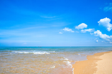 Beautiful landscape of the Indian Ocean coast