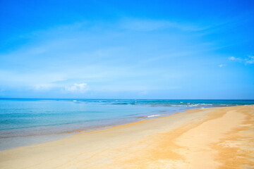 Beautiful landscape of the Indian Ocean coast