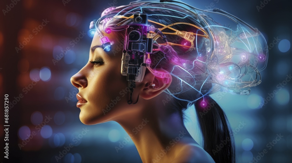 Aufkleber wireless brain sensors advanced technology innovative neurological monitoring noninvasive