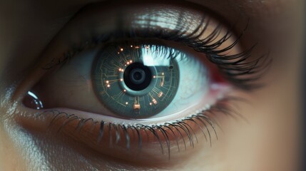 Smart contact lenses advanced technology innovative visual enhancement augmented reality futuristic