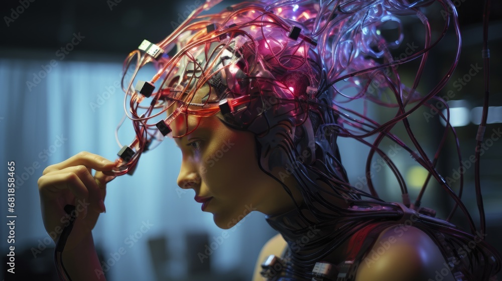 Aufkleber neural lace advanced technology innovative brain computer interfaces mind controlled devices