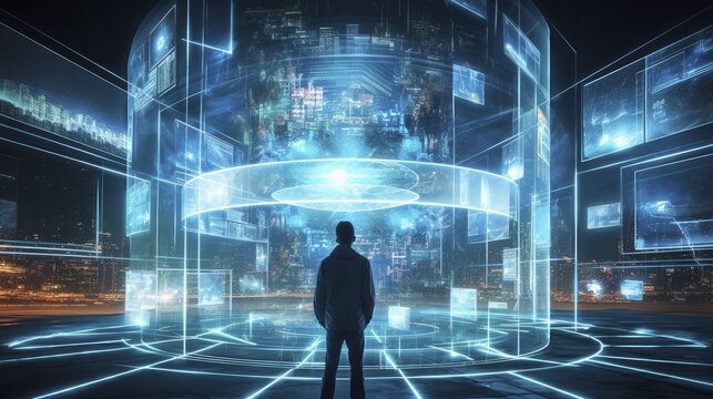 Holographic displays advanced technology innovative visualization three dimensional images