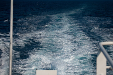 The waves of the sea.