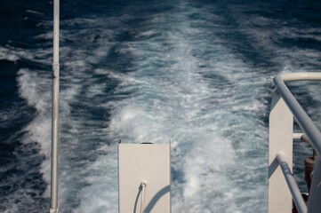 The waves of the sea.