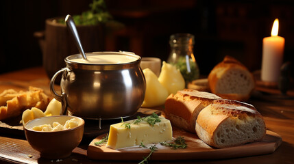 bread and wine HD 8K wallpaper Stock Photographic Image 