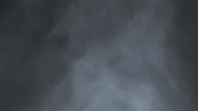 
Atmospheric smoke 4K. Haze background. Abstract cloud of smoke. Smoke in slow motion on a black background. White smoke floats slowly in space on a black background. Fog effect. Fog effect.