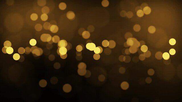 Golden Summer concept the motion of bokeh sunlight natural shadow overlay loop background, logo titles in award, music, wedding, anniversary, party and presentation backdrops, corporate.