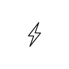 Lightning icon, Lightning sign vector
