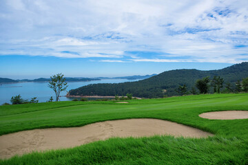 골프, 골프장, 벙커, 페어웨이