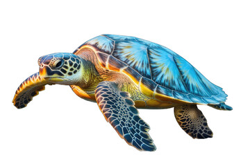 sea turtle PNG isolated on white  transparent background