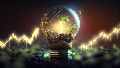 Rising electricity prices worldwide due global crisis energy concept growth price power industry technology economy infrastructure bulb business chart commodity consumption crude datum diagram - obrazy, fototapety, plakaty
